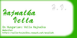 hajnalka vella business card